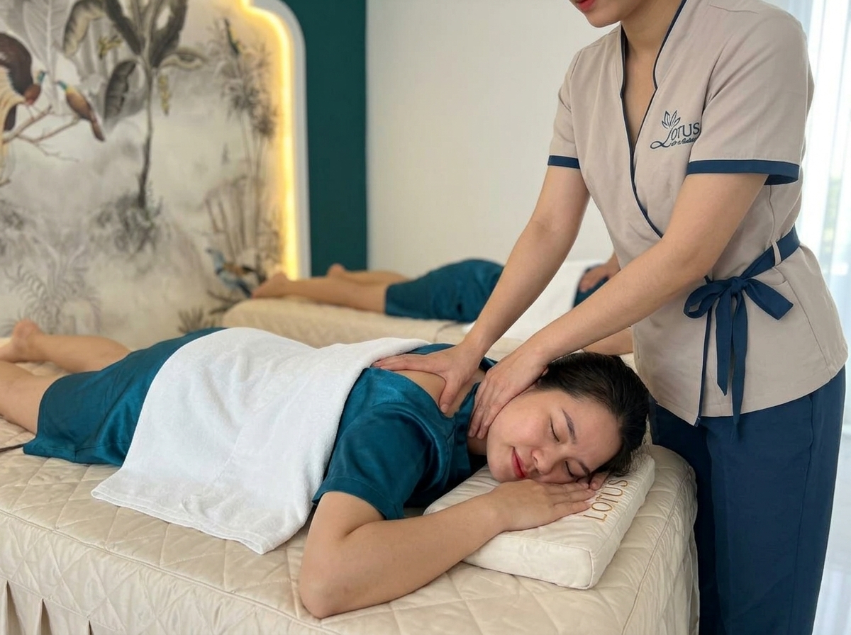 Massage Cổ Vai Gáy | Massage body | Lotus Spa
